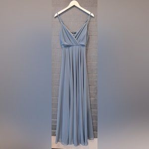 Slate Blue Bridesmaid Dress
